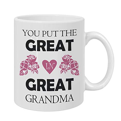 Funny Grandma Mug Coffee Cup Gift Idea For Best Birthday Christmas Present G-22U 