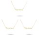 thumbnail image 3 of Collar Minnieouse Retro Acuario Oro DIY Signo del zodiaco, 3 of 6