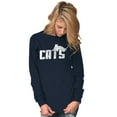 thumbnail image 4 of Cats Kittycat Feline Lovers Cool Cute Long Sleeve TShirt Men Women Brisco Brands L, 4 of 6