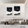 thumbnail image 4 of Elephant Stock The Road Less Traveled Wall Art - Vertical Multi Panel Canvas - Living Room Wall Decor - Fantasy And Sci-fi Multi Panel - Blue And White Decor By Stoian Hitrov - 48" x 74", 4 of 8