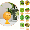 thumbnail image 2 of ACDANC 6 Sets Indoor Flying Insect Trap Balls, Yellow Sticky Bug Balls House Plants Kitchen Drains Yards Gardens Indoor Outdoor, Fruit Fly Killer and Mosquito Catcher, 2 of 7