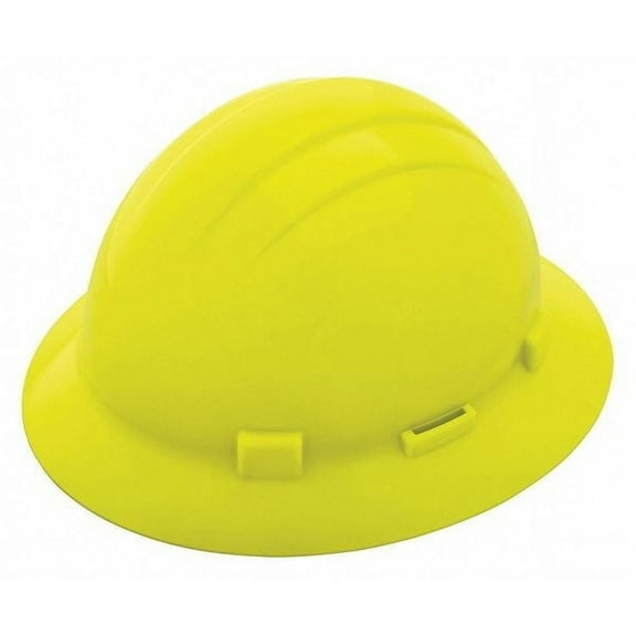 Erb Safety Hard Hat,Type 1, Class E,Hi-Vis Yellow WEL19264HY