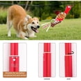 thumbnail image 4 of Flirt Pole for Dogs Extendable Flirt Pole with Fleece Lure Tugs for Dog Outdoor Entertainment Train and Exercise New Coffee, 4 of 7
