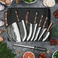 thumbnail image 2 of ABLINK Butcher Knife Set, 8 Pcs Japanese Hand Forged Damascus Steel for Meat Cutting, 2 of 12
