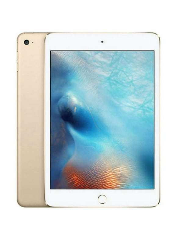 Restored Apple iPad Mini 4 128GB Gold (WiFi) (Refurbished)