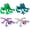 Multi Color, variant on 3D Printed Animal Fridge Magnets Set Articulated Frogs Lizards for Home Office Decor Birthday Gift