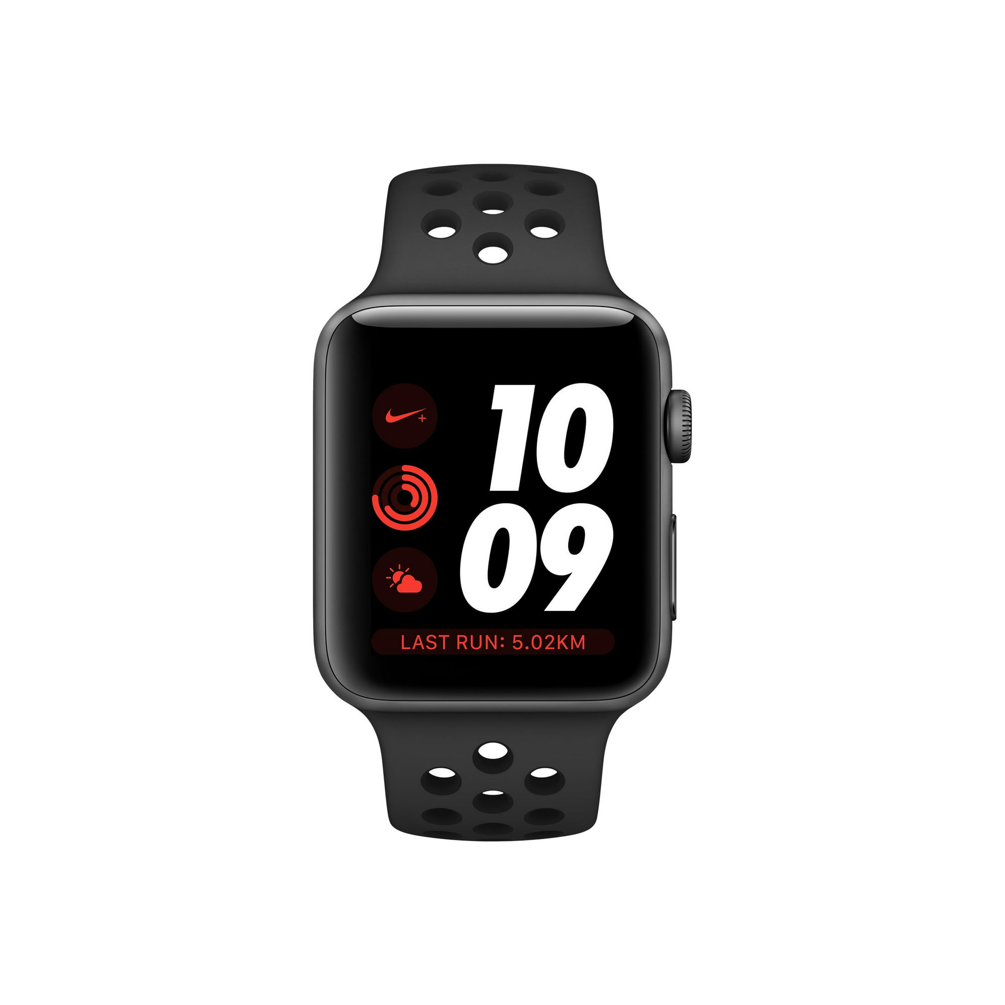 Apple Watch Gen 3 Series 3 Nike+ 42mm Space Gray Aluminum ...