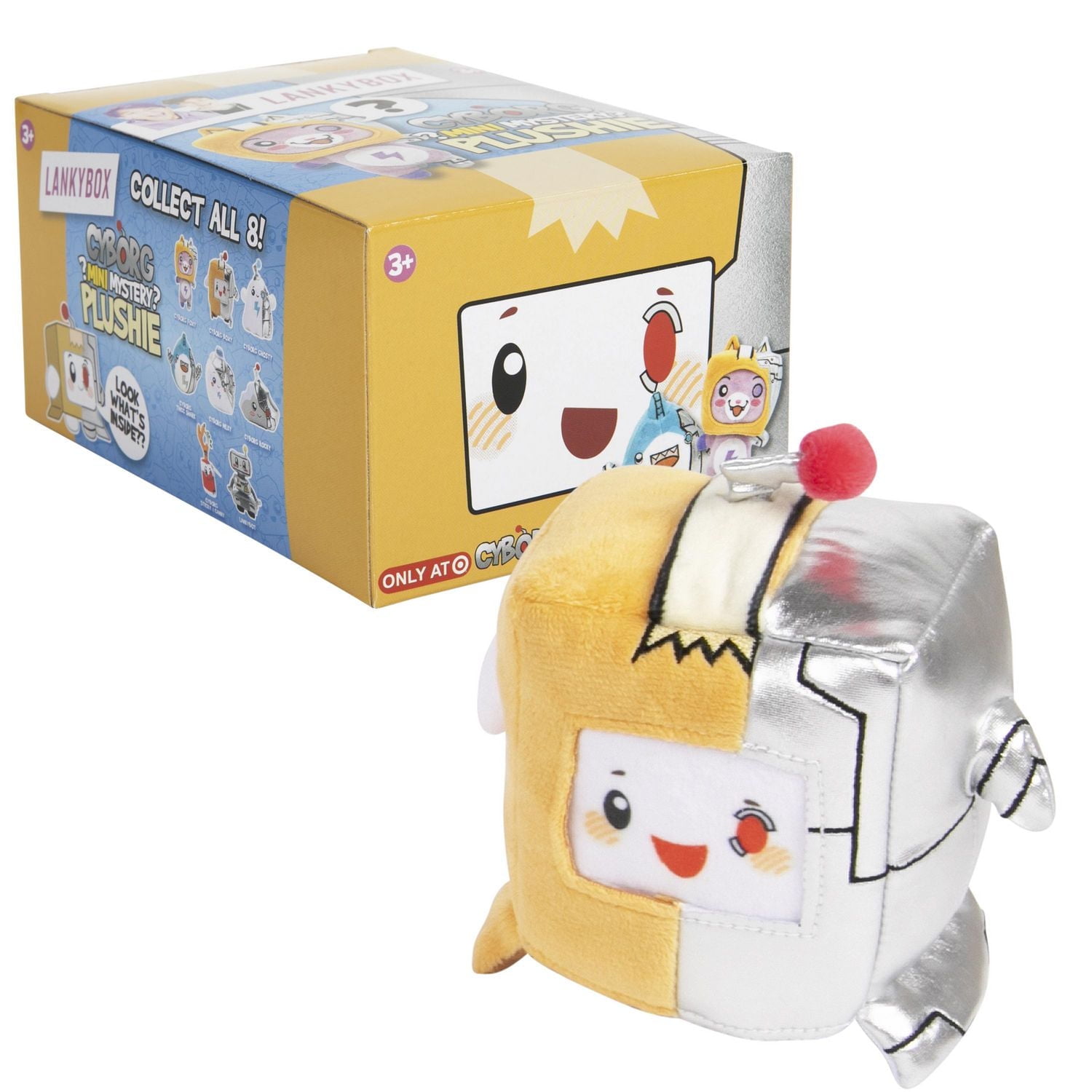 LankyBox Mini Mystery Plushie - Cyborg Edition, Mini Mystery Plushie