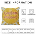 thumbnail image 5 of YINGXI  Boho Yellow Sun Hello Sunshine Throw Pillow Case,Cute Warm Summer Sun Decorative Cushion Cover for Farmhouse Home Living Room Bedroom Patio Terrace,Gifts for Family Friends Women Girls 18x18in, 5 of 5