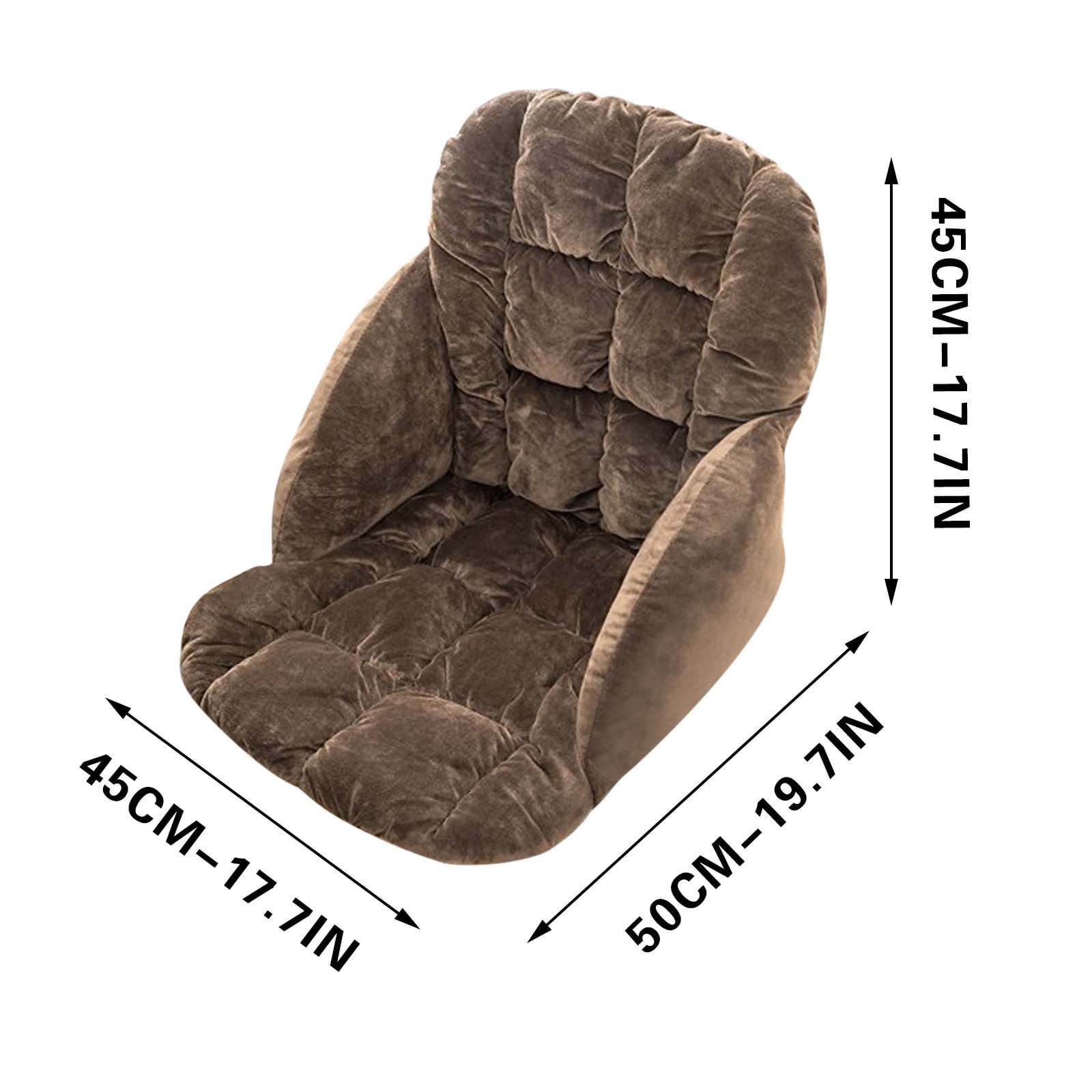 Kbndieu Heated Seat Cushion for Office Chair, Portable Heating Chair Pad, Soft Thick Chair Warmer for Back, Waist, Hips, Thighs Home Office Use