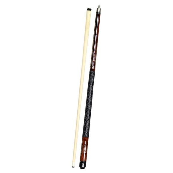 yotijay 1/2 Split Billiard Cue Pool Cue Adults 1/2 Segmented Lightweight Wooden Billiard Dark Brown