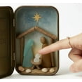 thumbnail image 4 of Sea Glass Mini Nativity Scene in a Tin Delicate Portable Heirloom Handmade Christmas Set with Driftwood, Coastal Faith Decor & Gifts for Lovers, Miniature Holiday Ornament, 4 of 7
