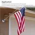 thumbnail image 2 of Raindrops Flag Bracket Holder In Aluminum Alloy For Celebration Events 1Pcs 6.3X4.72X3.35in, 2 of 8