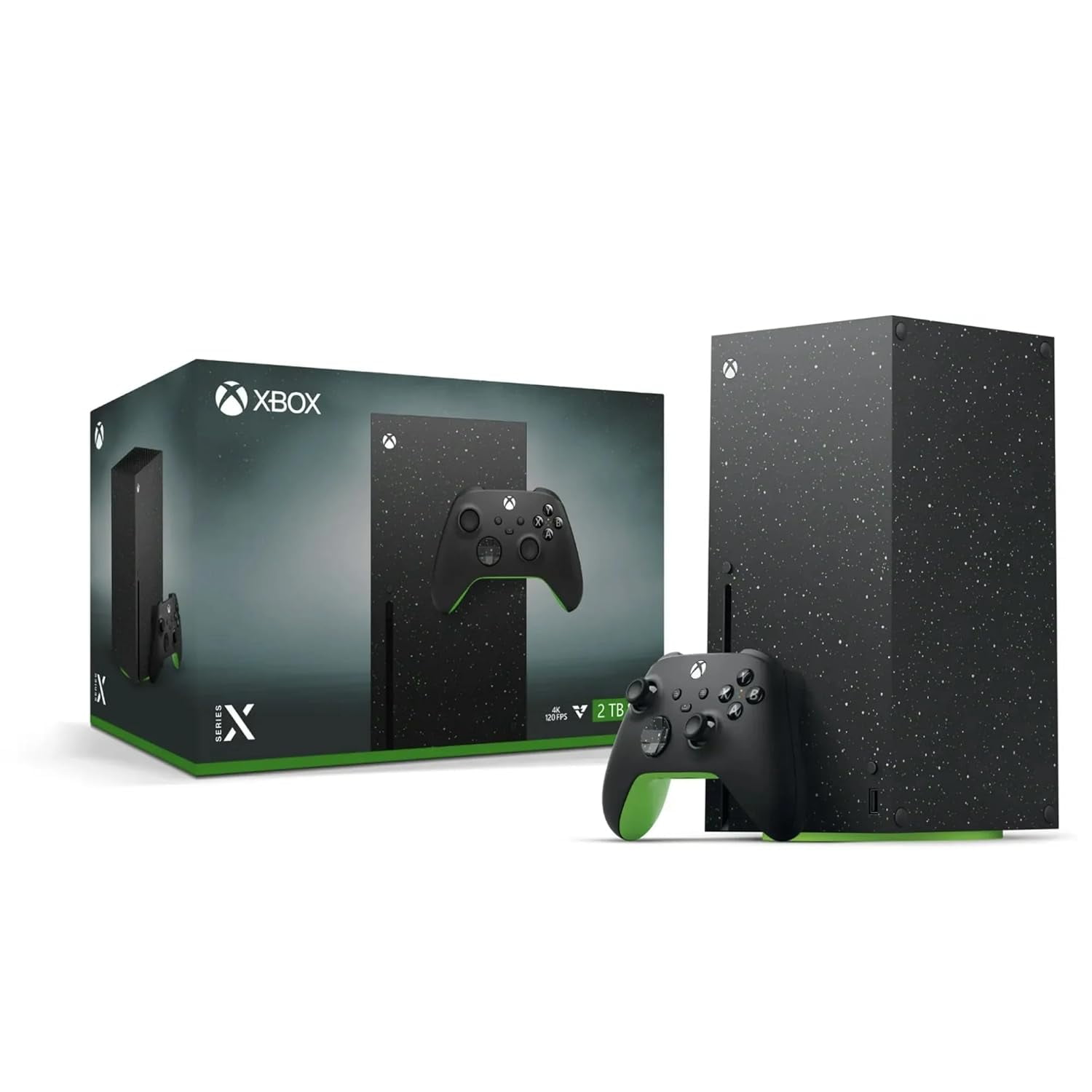 Xbox Series X 2 TB Disc Drive Galaxy Black Special Edition Bundle Includes Special Edition Wireless Controller