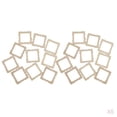 thumbnail image 1 of 100pcs 50x50mm Square Wooden Shape Vintage DIY Cutouts Wooden Mini Photo for Scrapbooking Crafting DIY Wind Chimes Wedding Home Decorations, 1 of 8