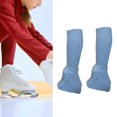 thumbnail image 6 of GARENDE Figure Skating Leg Warmers Decoration with Rhinestone for Dance Workout Blue, 6 of 9