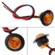 thumbnail image 3 of 2pcs Car Turn Signal Light Waterproof Indicator Light Round Car Bullet Light, 3 of 4
