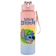thumbnail image 1 of Botella de agua portátil de plástico de gran capacidad para deportes al aire libre con bonitos dibujos animados de Disney Lilo Stitch de 750 ml, 1 of 5