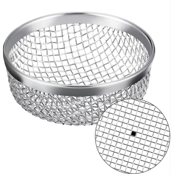 ZHZFKQ 2 Pack Flying Insect Screen Rv Furnace & Water Heater Vent Screen,2.8 Inch Stainless Steel Insect Guard,Rust-Resistant Easy Install with Installation Tool
