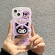 thumbnail image 1 of Lovely sanrio kuromi con llavero 3D Doll holder Phone Case para Iphone 11 12 13 14 Pro Max mini X Xs Xr 7 8 Plus SE 2020 Cover xuanjing unisex, 1 of 2
