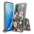 thumbnail image 2 of For Apple iPhone 14 (6.1") Floral Patterns Design Clear TPU Silicone Shock Absorption Bumper Slim Hard Back Phone Case Cover by Xpression - Flowers & Butterfly, 2 of 9