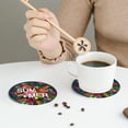 thumbnail image 6 of Balery 6 Pcs Summer Birds And Flowersleather Coasters Set, Drink Table Cup Coasters For Living Room Kitchen Coffee Decor, 6 of 9