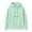 Green, variant on Men's Hoodie Hooded Long Sleeve Solid with Warm Cozy Soft Touch Comfortable Everyday Pullover Basic Top for Fall Winter Everyday Wear and Weekend Outings Mint Green M
