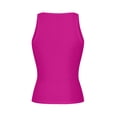 thumbnail image 5 of Dvprdro Womens Soft Stretchy Ruched Tank Tops Crewneck Sleeveless Pull On Solid Casual Summer T Shirts, 5 of 8