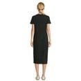thumbnail image 7 of Time and Tru Women's Cotton Midi T-Shirt Dress, Sizes XS-XXXL, 7 of 7