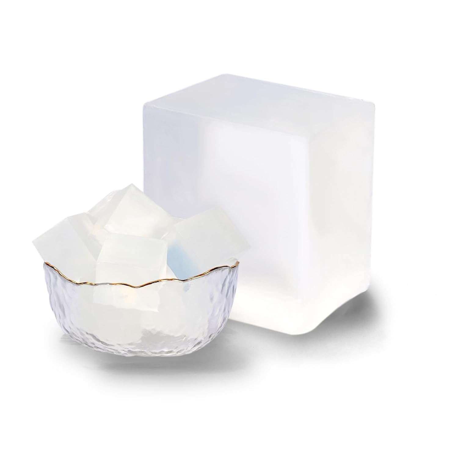 20 LB Ultra Clear Soap Base for Soap Making Melt - Pour Glycerin Soap Base Natural Soap Base for Soap Making Glycerin Blocks