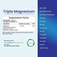 thumbnail image 4 of TrueMed Triple Magnesium Complex 235mg – Supports Muscle, Nerve & Bone Health, Energy, Relaxation & Sleep – 60 Veg Capsules with Citrate, Malate & Lysinate Chelate, 4 of 10