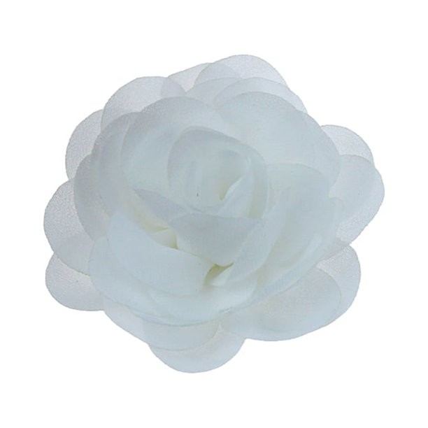 Advancent Collar de perro flores gasa perla hermosa apariencia gato pajarita banda elástica suministros para mascotas decoración del cuello Decoración blanco crudo