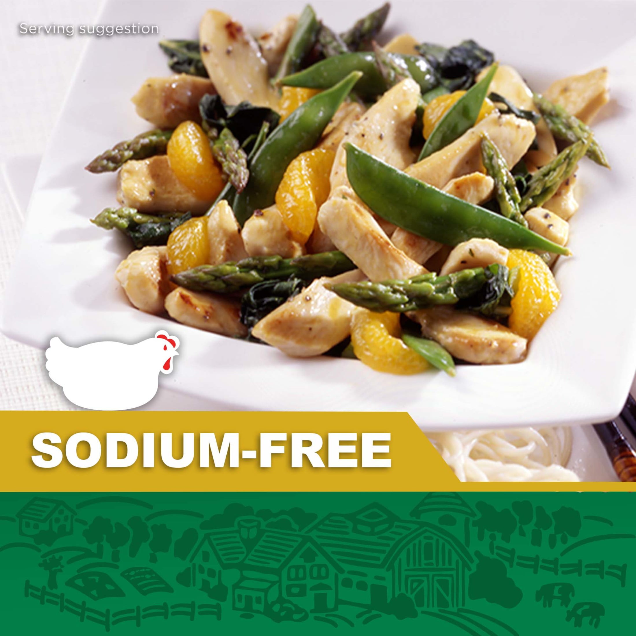 HERB-OX Instant Sodium Free Chicken Bouillon Packets, Shelf-Stable, 1.2 oz Paper Box (8 Packets)