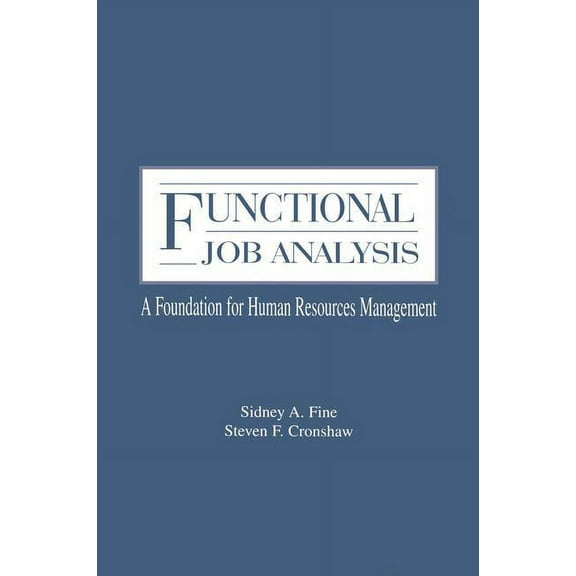 Applied Psychology Functional Job Analysis: A Foundation for Human Resources Management, (Paperback)