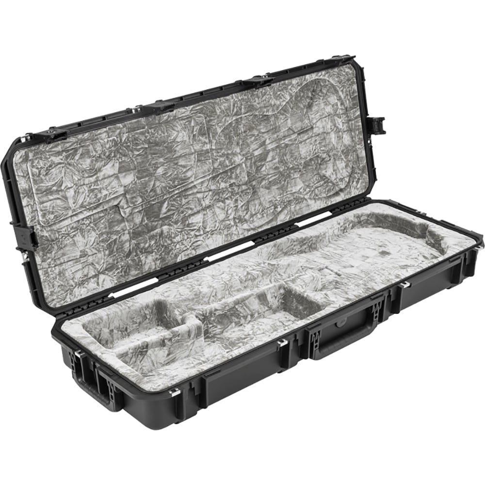 SKB iSeries Waterproof Strat and Tele Guitar Injection Molded Mil-Standard Waterproof Flight Case with Quiet-Glide Wheels