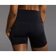 thumbnail image 5 of Fiudx Pantalones Cortos de Yoga de Cintura Alta, Fibra de Poliéster Transpirable, Ajuste Elástico, Diseño Suave y Cómodo, Efecto Adelgazante, Perfectos para Deportes, Yoga y Ocio, Talla Xl, Negro., 5 of 7