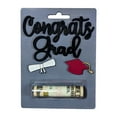 thumbnail image 1 of Wooden Graduation Money Holder Pendant Money Card Craft Souvenir (Light Brown), 1 of 7