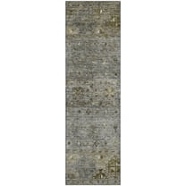 Dalyn Rugs Premium Machine Washable Mayfield AMF1220 Pewter 2'3" x 7'6" Runner Rug