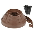 thumbnail image 1 of Borde de jardín de plástico de 40 pies con 36 picos (1.57 pulgadas de alto, marrón), 1 of 7