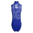 thumbnail image 2 of Alvivi Kids Girls Ballet Dance Gymnastics Leotard Sleeveless Turtle Neck Jumpsuit 5-14, 2 of 7