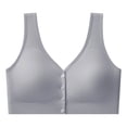 thumbnail image 2 of 5XL/6XL Plus Size Sport Bras for Women Front Closure Widen Straps Stretchy Soft Full Coverage Wireless Supportive Running Yoga Workout Everyday Bralette, 2 of 6