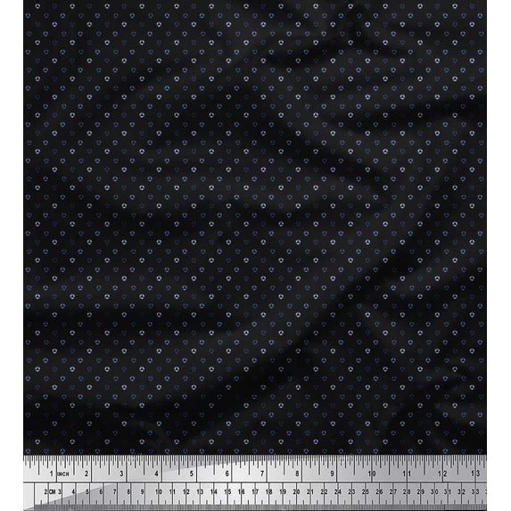 Soimoi Cotton Poplin Fabric Triangle Shirting Print Fabric by The Yard 56 Inch Wide