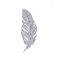 thumbnail image 1 of (Plata) Broche de plumas retro Broche decorativo Broche de plumas para mujer Broche para decorar ropa y accesorios, para la vida diaria, vacaciones, bodas, 1 of 5