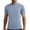 A Blue, variant on Athletic Short Sleeve Shirt Mens Shirts Casual Men's Short Sleeved Round Neck Training Sports T-Shirt Solid Color Running Fitness Top Blue Xl