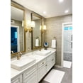 thumbnail image 4 of Frame My Mirror Framed Wall Mirror - Gold 20" x 54" Mirror - Ideal for Bathroom, Wall Decor, Bedroom and Livingroom - Moisture Resistant with Safety Backing - Oxfordshire Design, 4 of 12