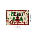 thumbnail image 3 of LmnLft Christmas Tree Pattern Entrance Door Mat, Soft Non-Slip Indoor Floor Rug for Home, Hallway, Bedroom, Living Room, Indoor Holiday Decoration, Cozy Seasonal Carpet, 3 of 6