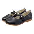 thumbnail image 4 of Staki Mary Jane Shoes Girls Dress Shoes Toddler Mary Jane Shoes Flats with Bow for Toddler/Little/Big Kids(Black,11.5 Little Kid), 4 of 6