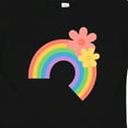 thumbnail image 4 of Inktastic Rainbow and Flowers Girls Baby T-Shirt, 4 of 5