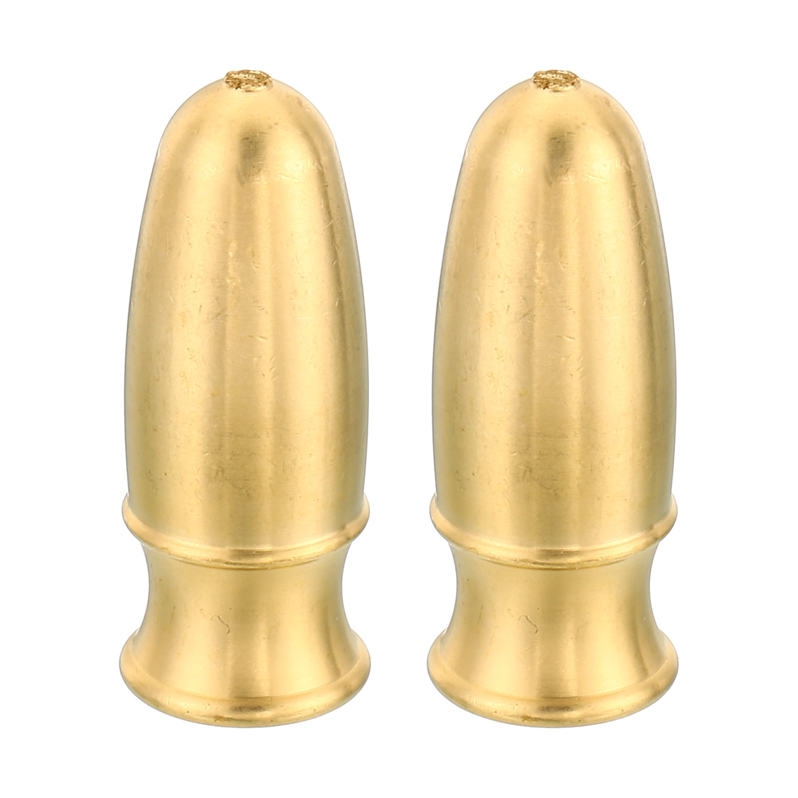 Uxcell M10 Lamp Finial Cap Knob Brass Lamp Shade Harp Top Screw Caps