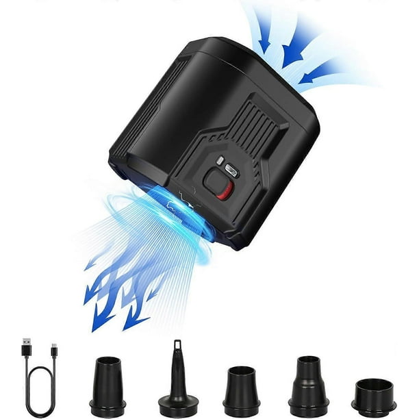Outdoor large flow high voltage electric wireless lithium battery air pump camping inflatable mattress air pump
